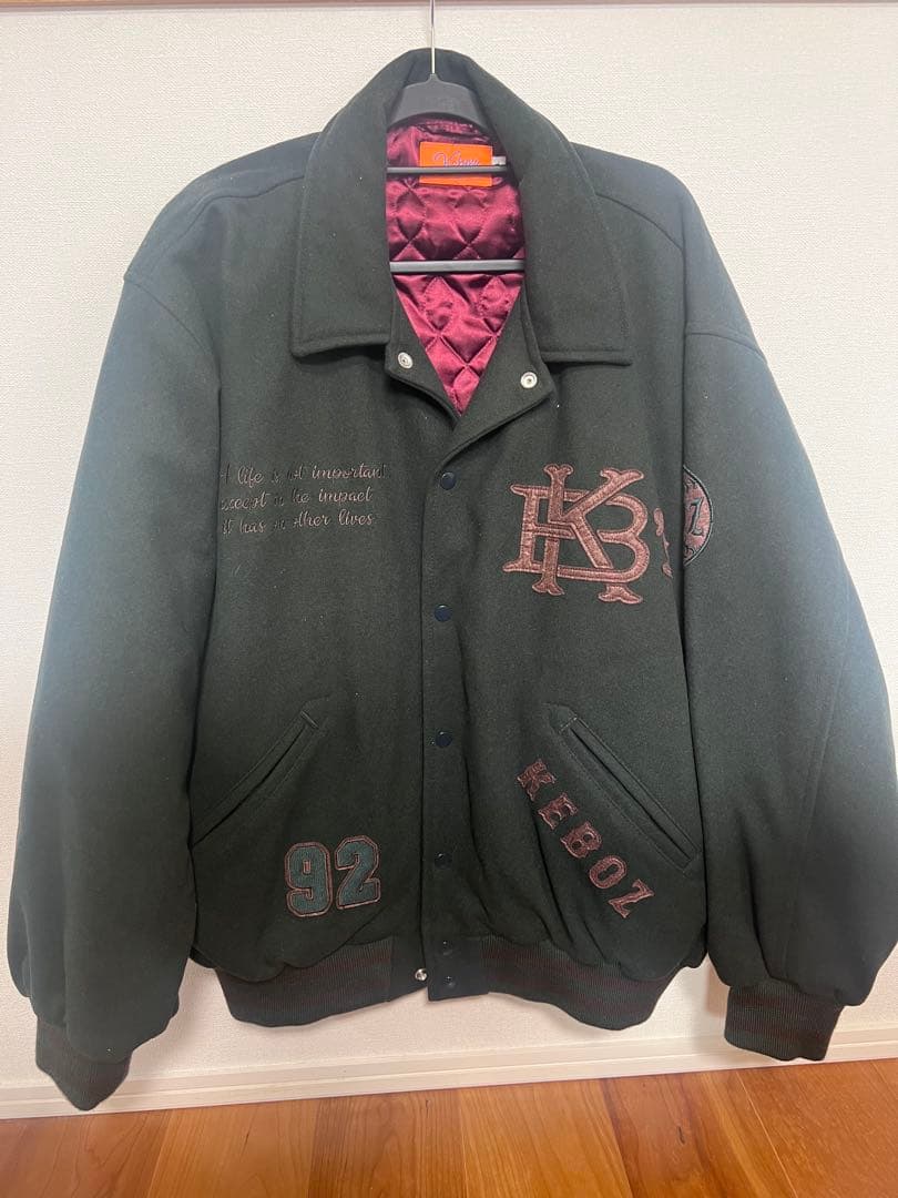 Keboz スタジャン カーキ