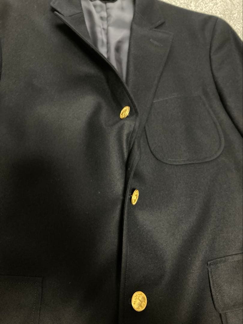 美品 日本製 ブルックスブラザーズ 紺ブレ テーラードジャケット 金ボタン