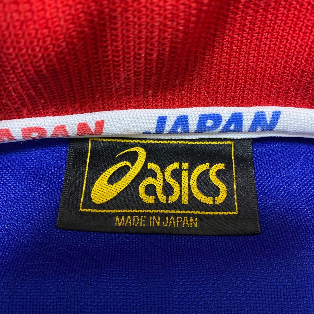 【美品】アシックス　98年製　サッカー日本代表 ジャージ　ファイヤー　JFA