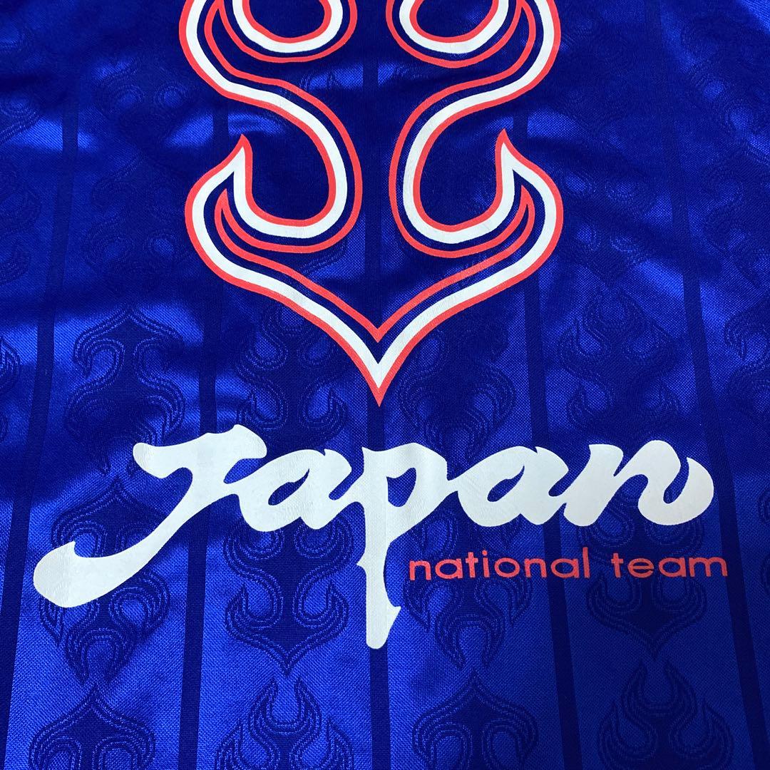 【美品】アシックス　98年製　サッカー日本代表 ジャージ　ファイヤー　JFA