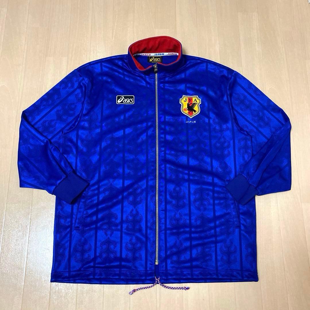 【美品】アシックス　98年製　サッカー日本代表 ジャージ　ファイヤー　JFA