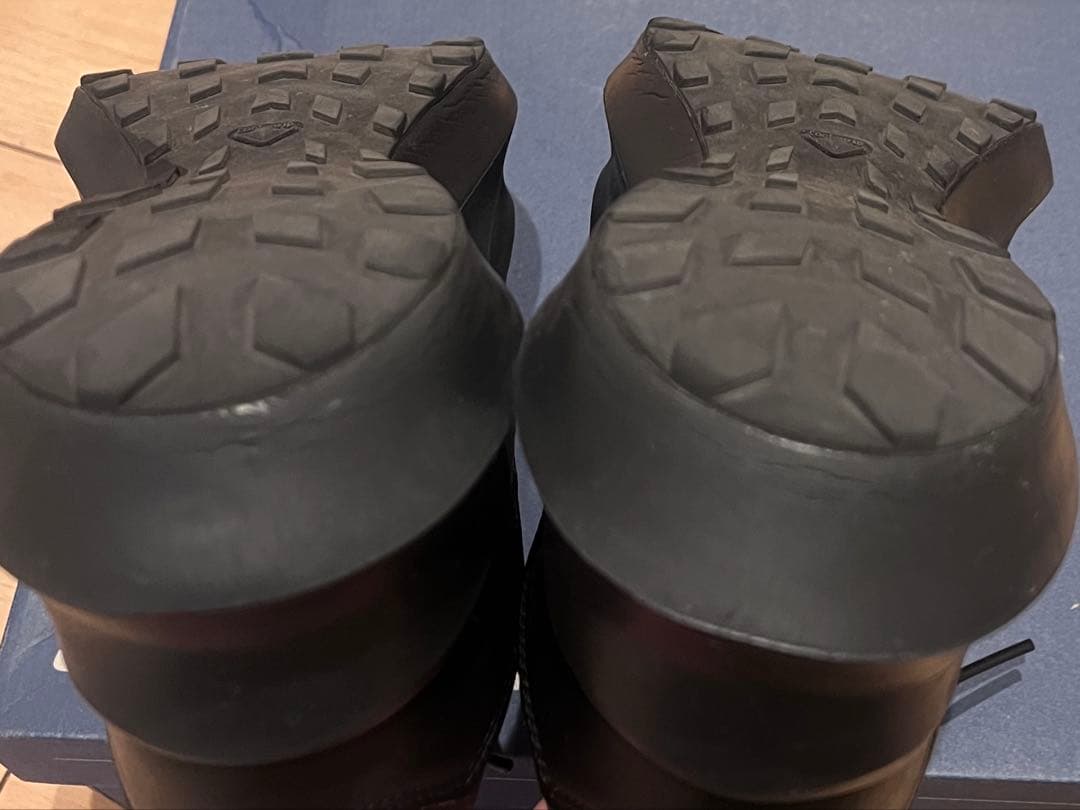 コムデギャルソン サロモン レザー スニーカー ブラック