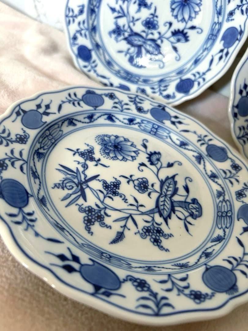 マイセン　ブルーオニオン　プレート　美品　6枚set Meissen
