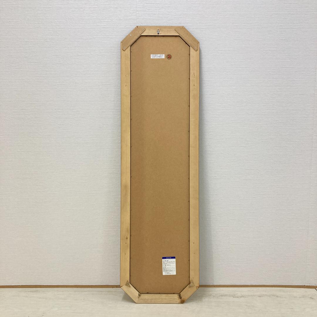 イタリア製　アンティーク調　ウォールミラー　壁掛け鏡　姿見