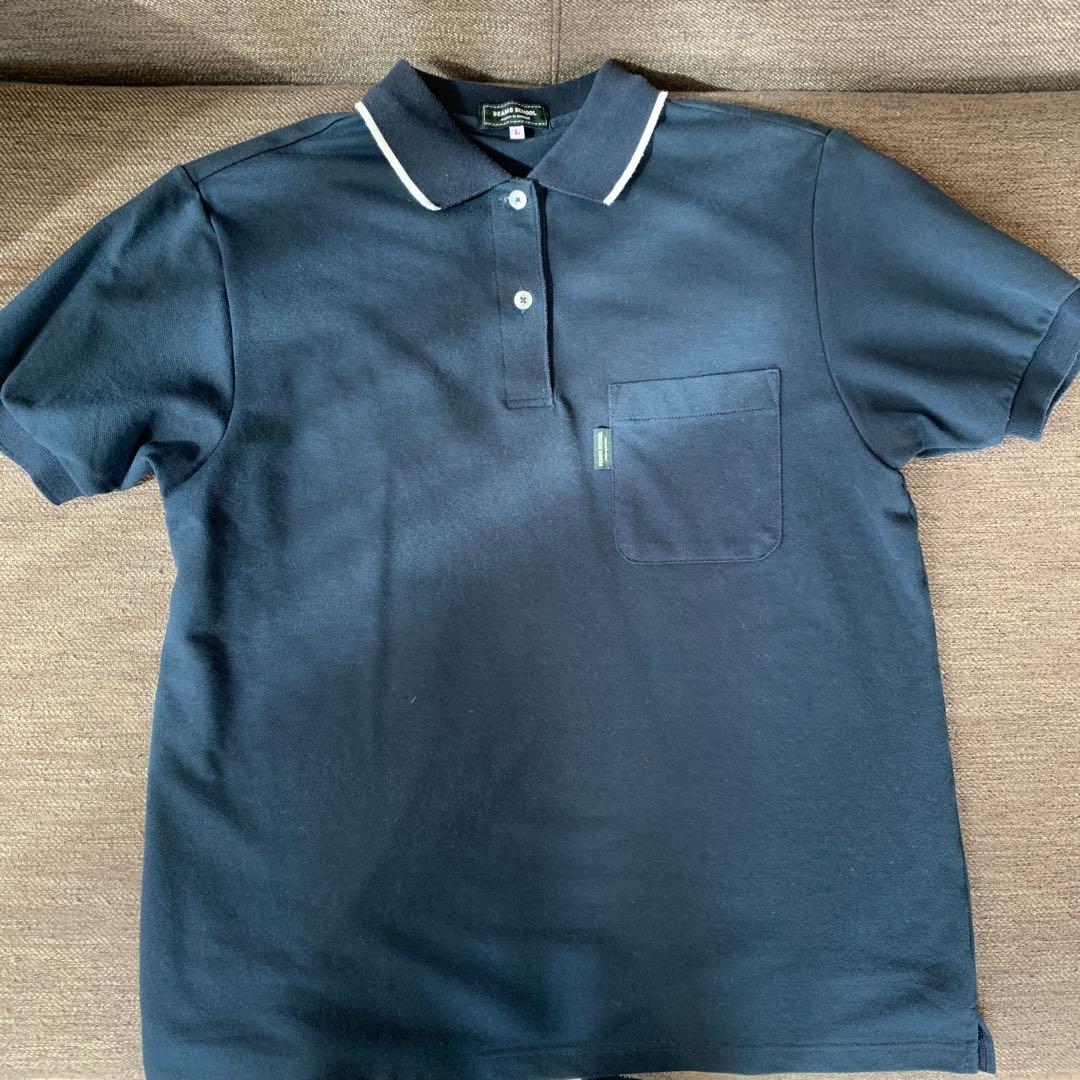 BEAMS SCHOOL ネイビー ポロシャツ L