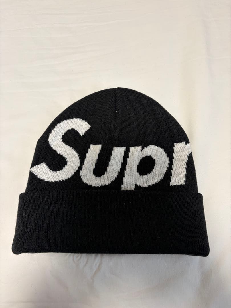 帽子 supreme big logo beanie 25fw