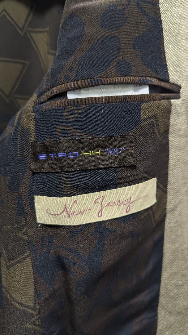 【美品】ETRO エトロ テーラードジャケット 44