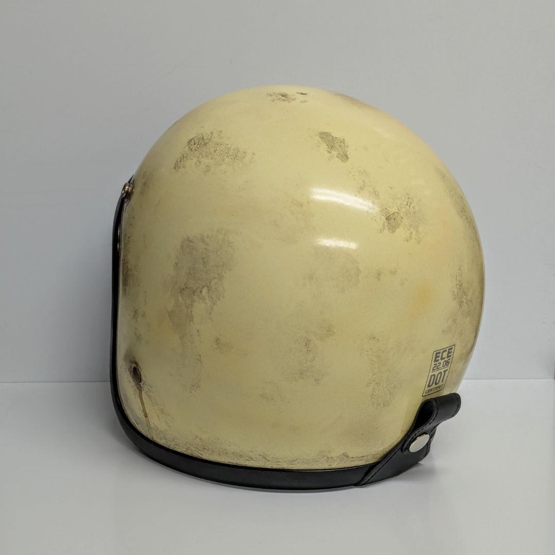 500TXタイプ　ヘルメット【装飾用】　エイジング加工　XL①