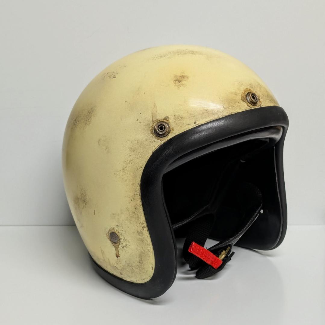 500TXタイプ　ヘルメット【装飾用】　エイジング加工　XL①