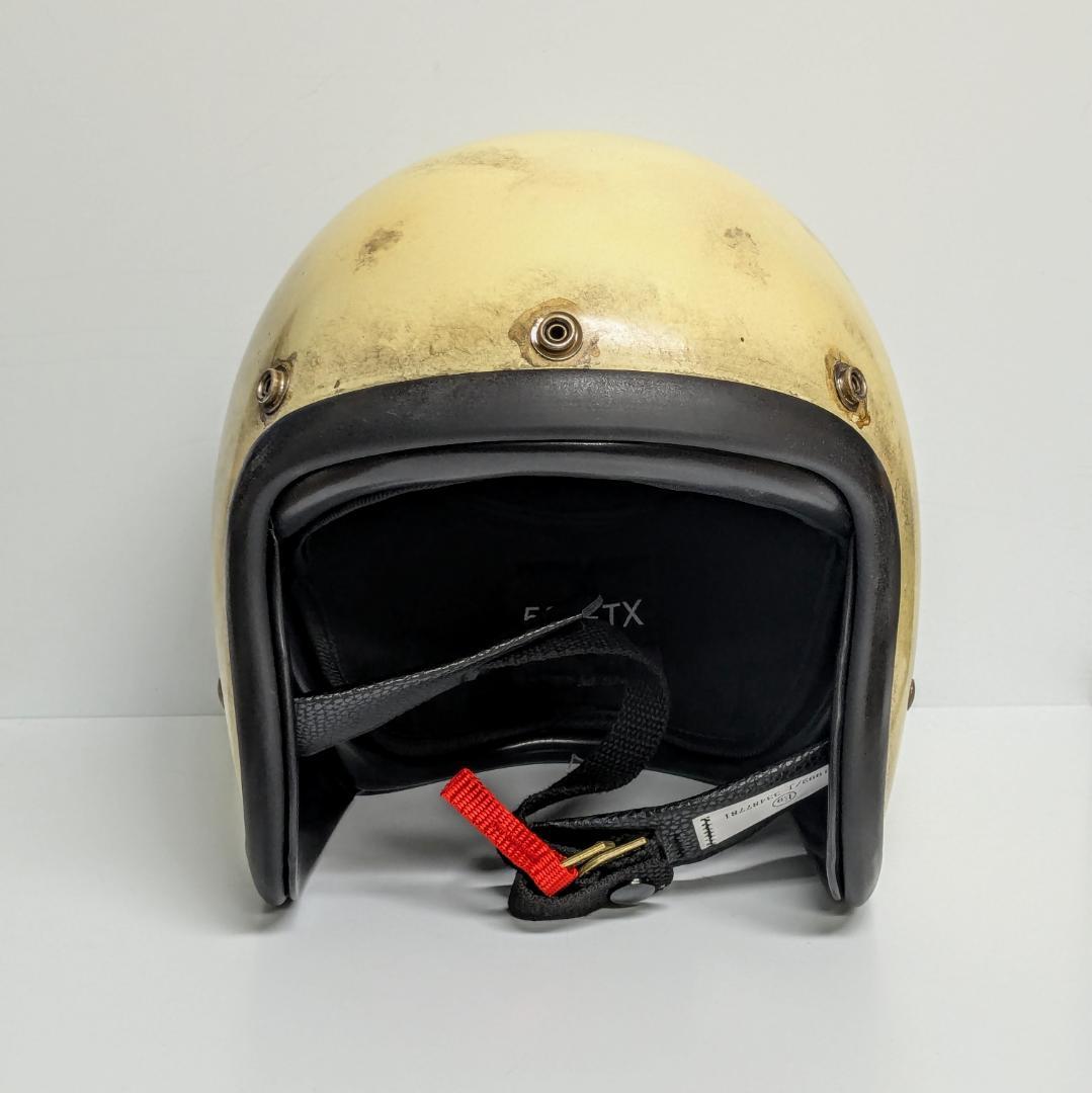 500TXタイプ　ヘルメット【装飾用】　エイジング加工　XL①