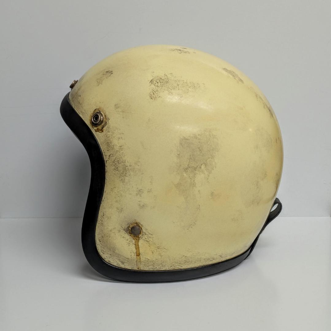 500TXタイプ　ヘルメット【装飾用】　エイジング加工　XL①