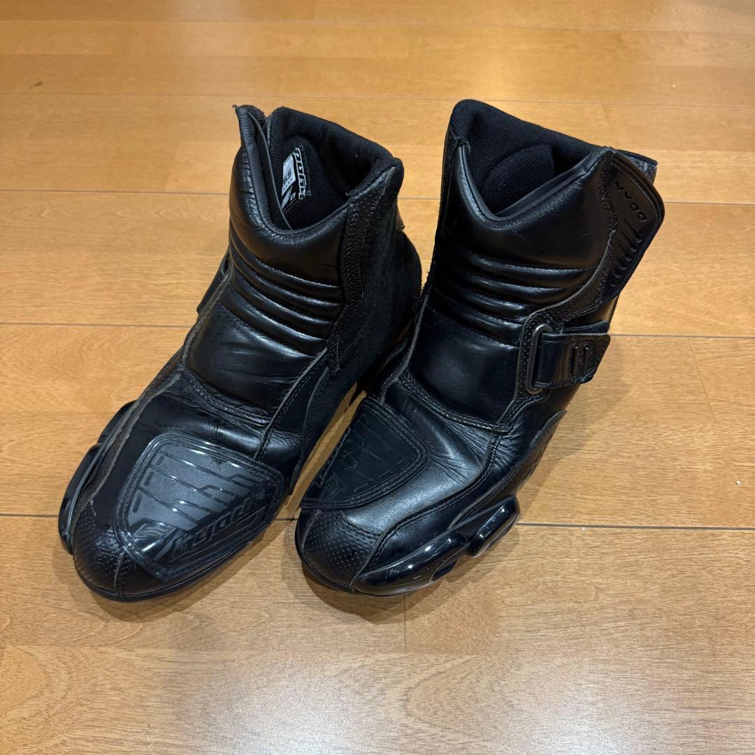 HYODバイク用レザーショートブーツ