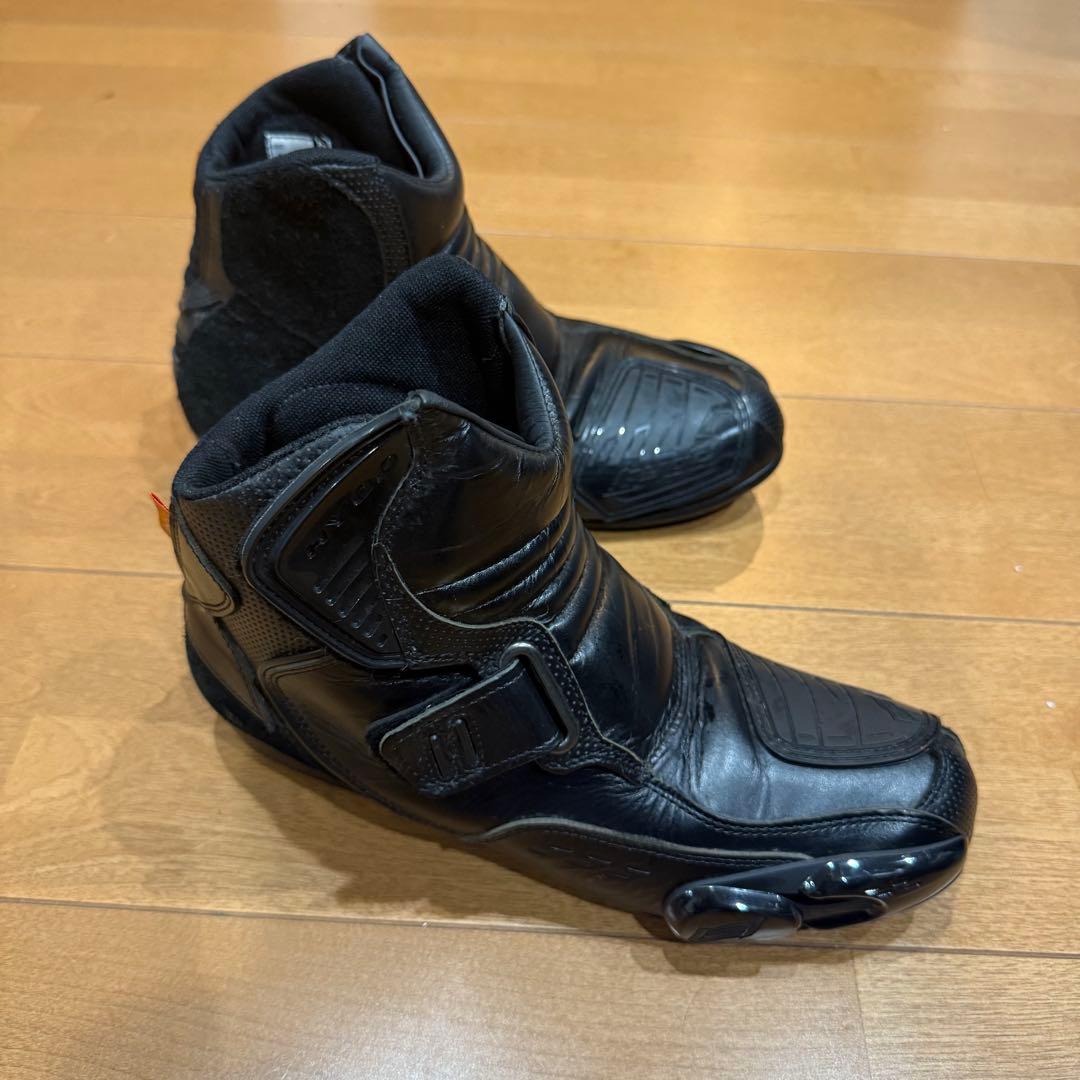 HYODバイク用レザーショートブーツ