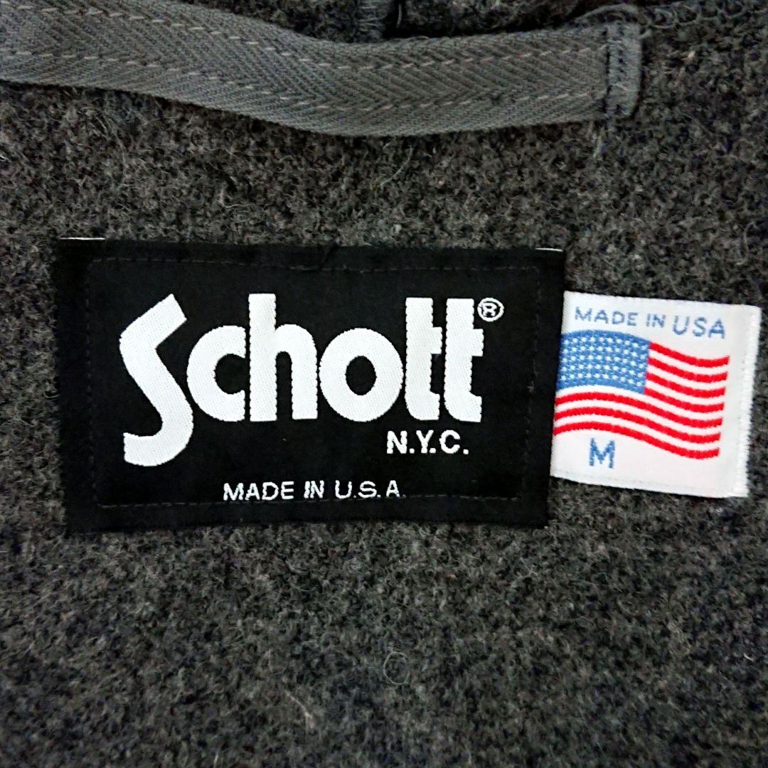 希少 ショット USA製 ロング丈 オーバーサイズ ダッフル コート