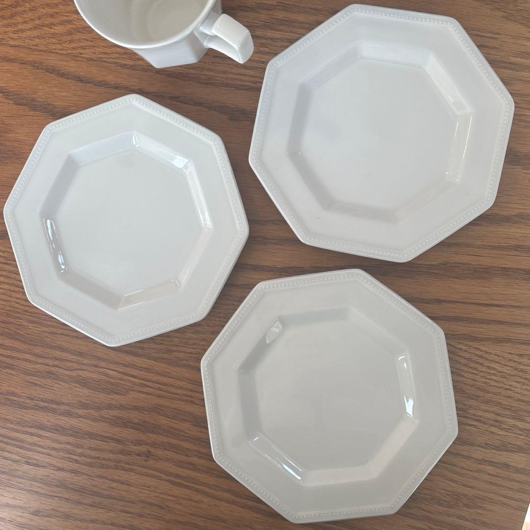 美品　ジョンソンブラザーズ　オクトゴナル　カップ　ディッシュ　3セット