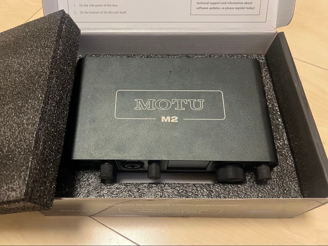 MOTU M2 2-in/2-out USBオーディオインターフェース