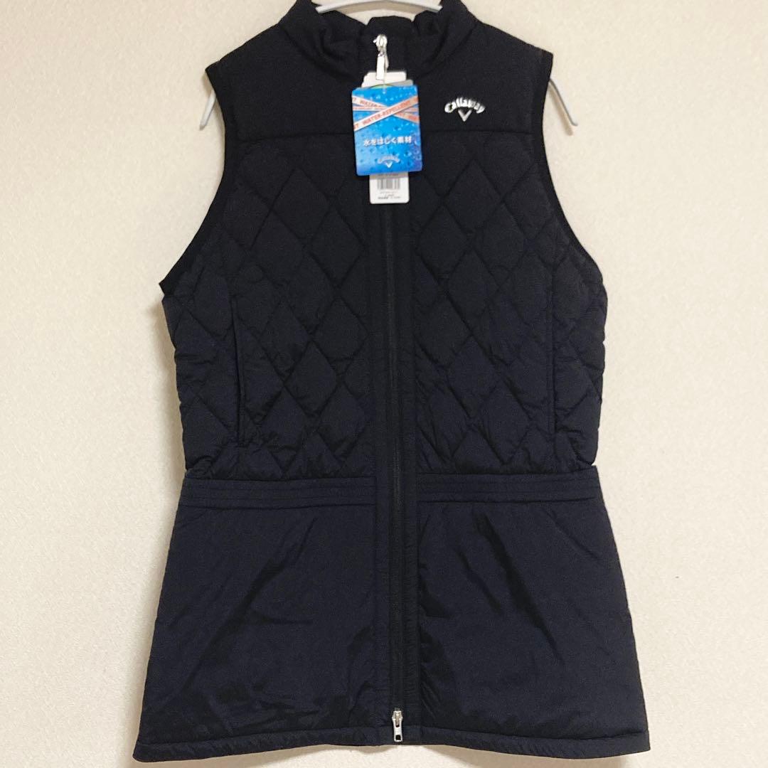 新品未使用　タグ付　callaway ダウンベスト　ロング丈　Size L