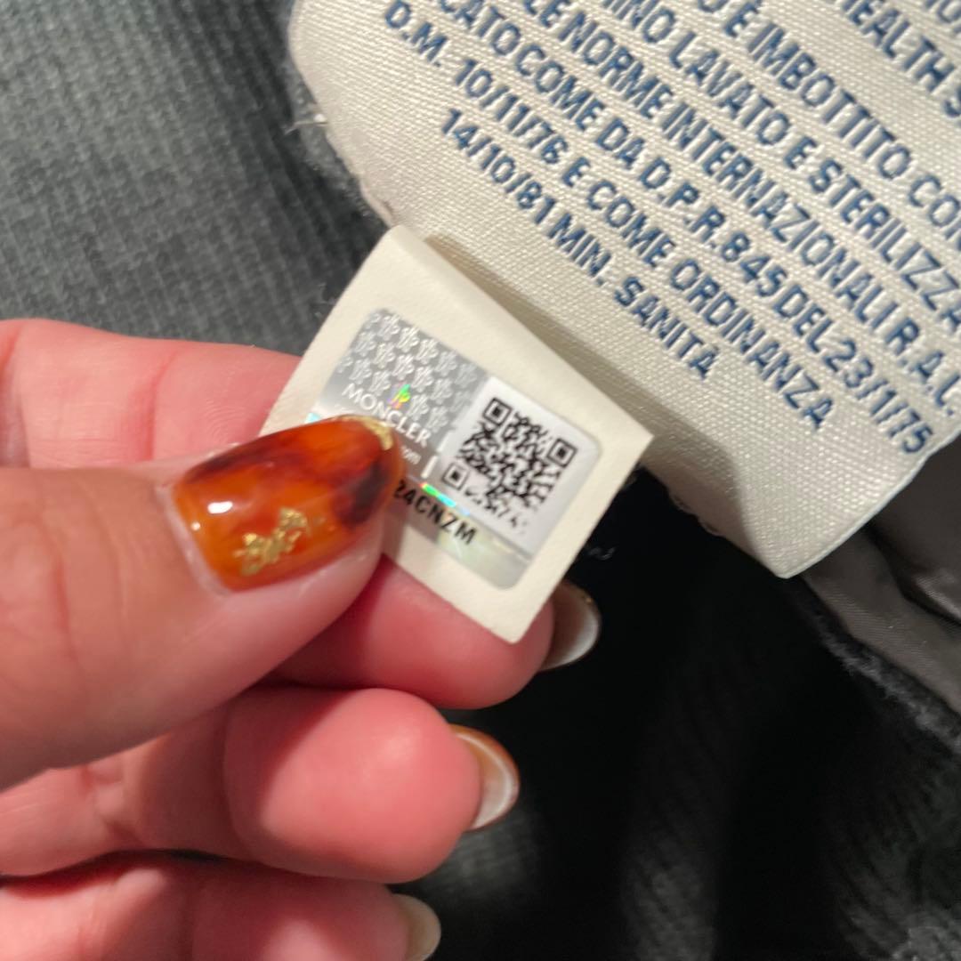 モンクレール　MAGLIONE ニット切替ダウンベスト　グレー　M