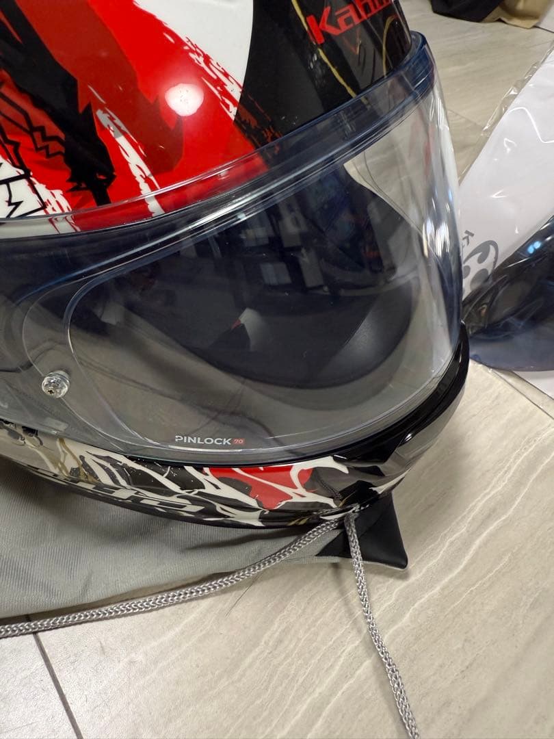 OGKカブト　カムイ3 フェニックス フルフェイスヘルメット ミラースモーク付き