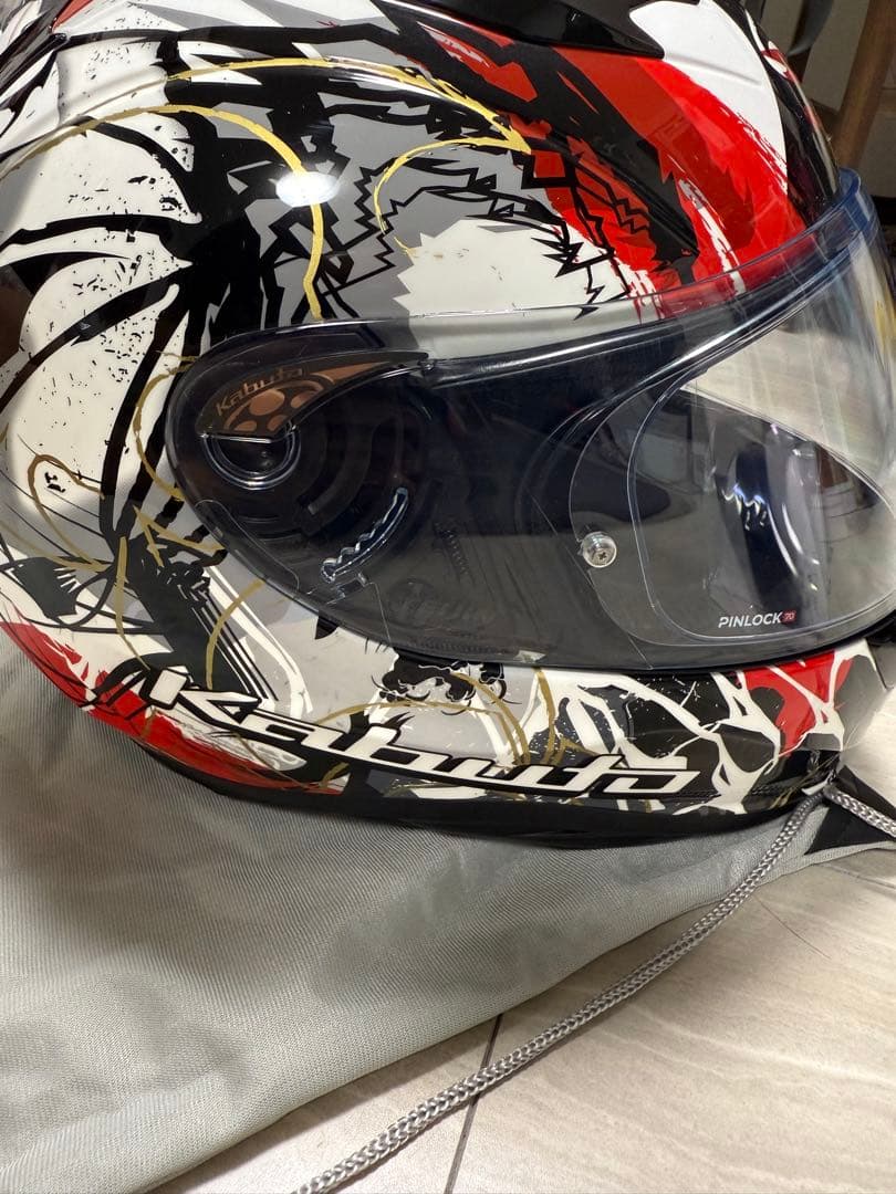 OGKカブト　カムイ3 フェニックス フルフェイスヘルメット ミラースモーク付き