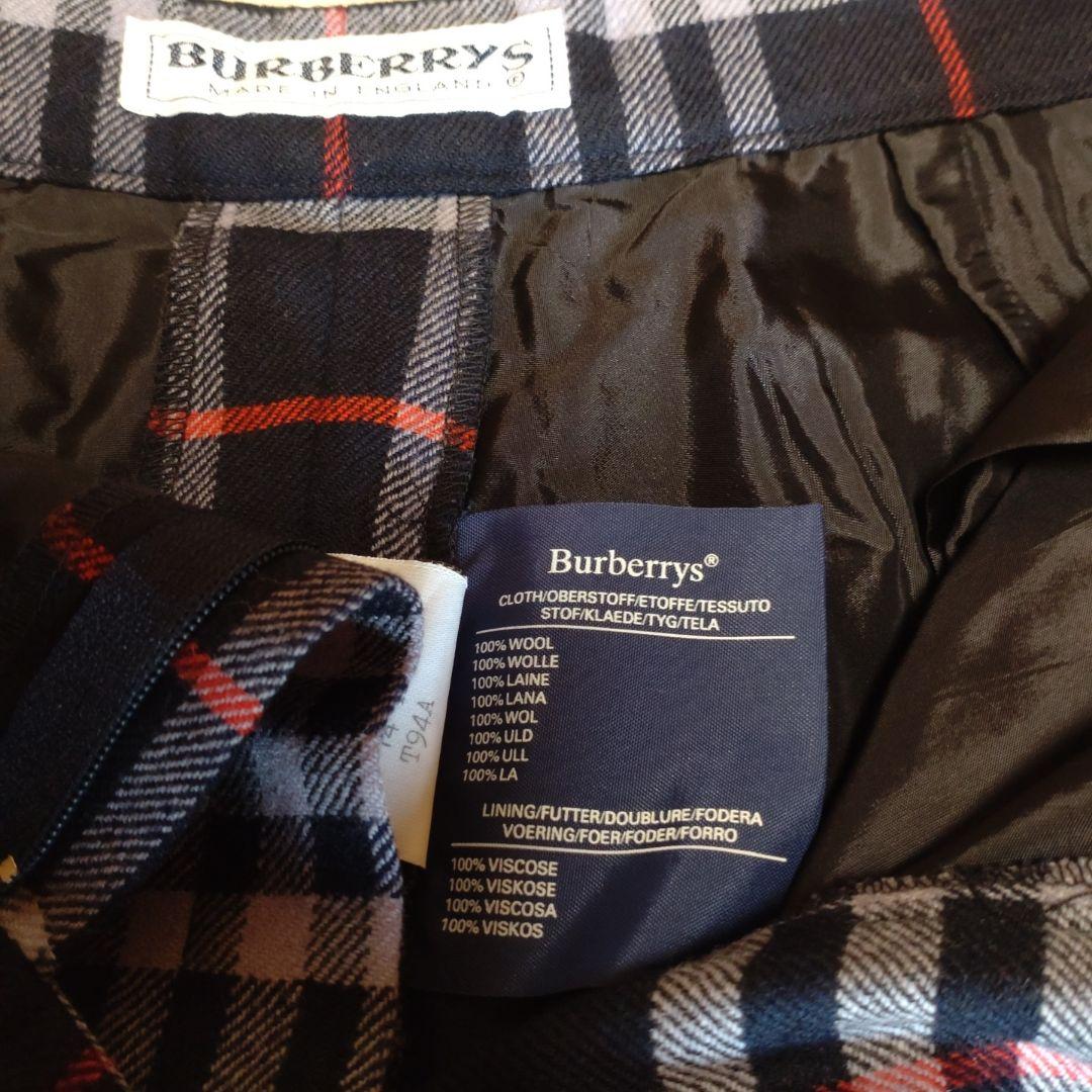 バーバリー　ウール　キュロット　ハーフパンツ