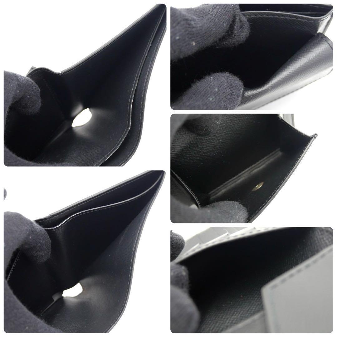 ルイヴィトン マルコ 二つ折り財布 エクリプス モノグラム ブラック