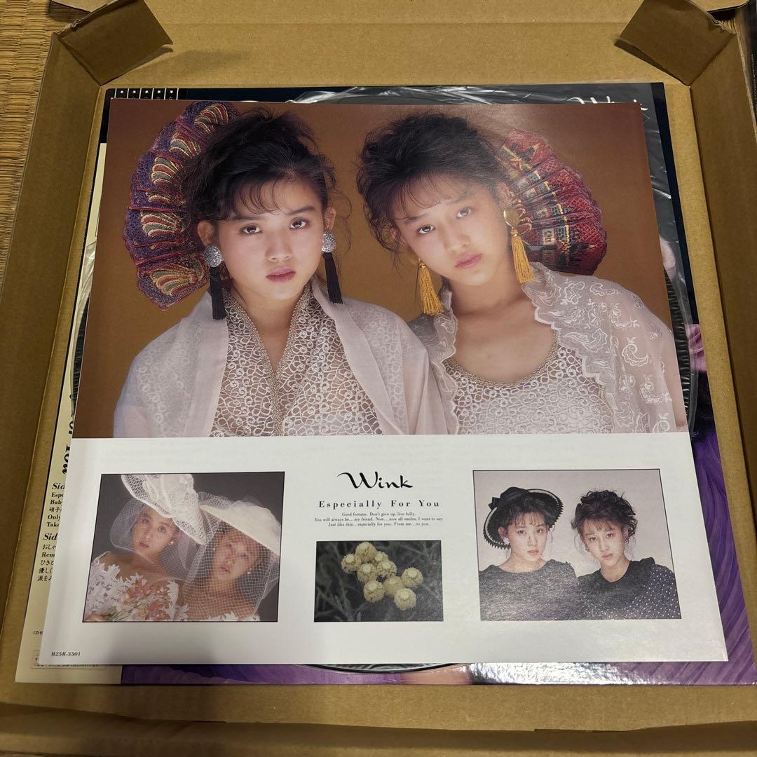 Wink レコード　優しさにつつまれて　Especially for you