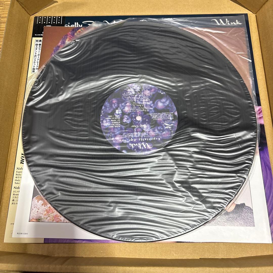 Wink レコード　優しさにつつまれて　Especially for you