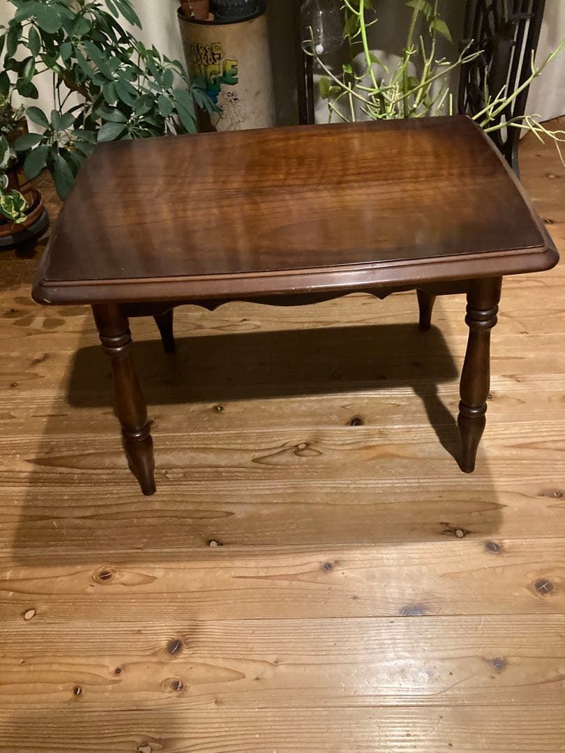 カリモク　アンティークサイドテーブル　コーヒーテーブル②