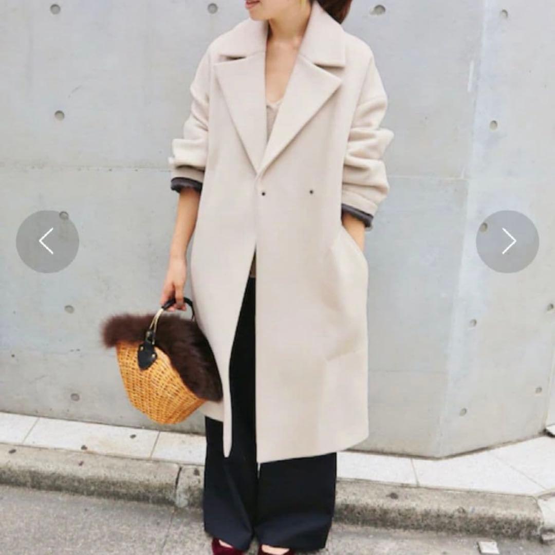 IENA イエナ MANTECO マンテコ オーバーサイズ チェスターコート L