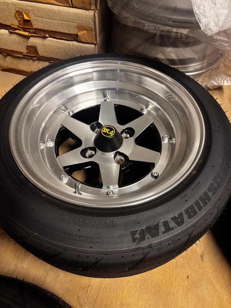 ロンシャン　XR4 14インチ アルミホイール　8J±0　4本