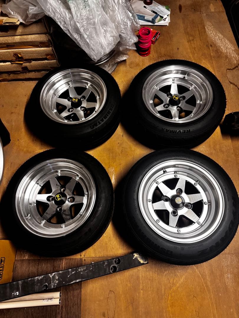 ロンシャン　XR4 14インチ アルミホイール　8J±0　4本