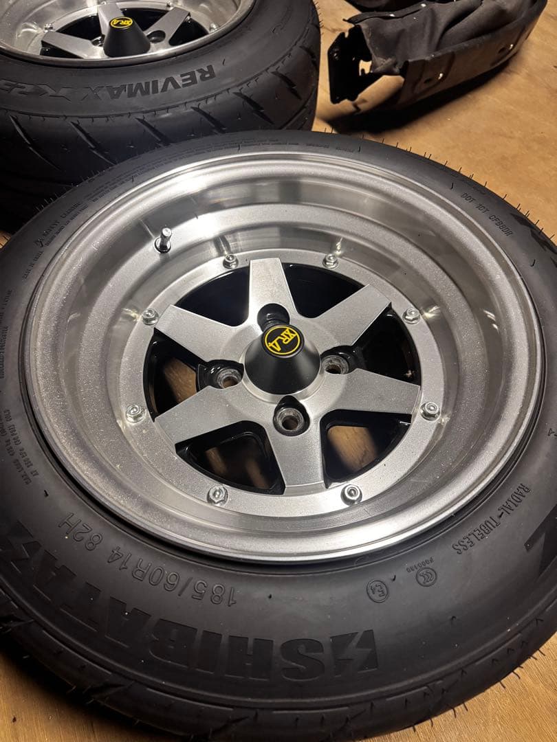 ロンシャン　XR4 14インチ アルミホイール　8J±0　4本