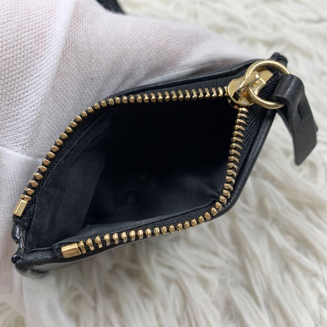 【✨極美品✨】マルジェラ グラムスラム 三つ折り財布 カレンダーロゴ ブラック