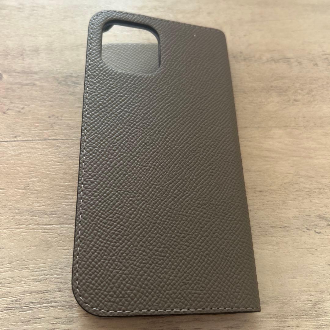 ボナベンチュラ　ブラウン 手帳型ケース iPhone12用