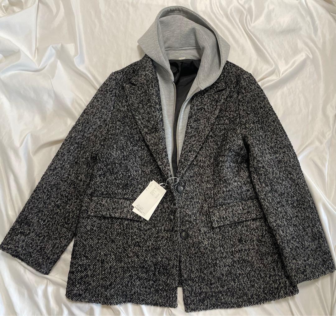 Mila Owen 新品タグ付！フードドッキングシングルブレストジャケット