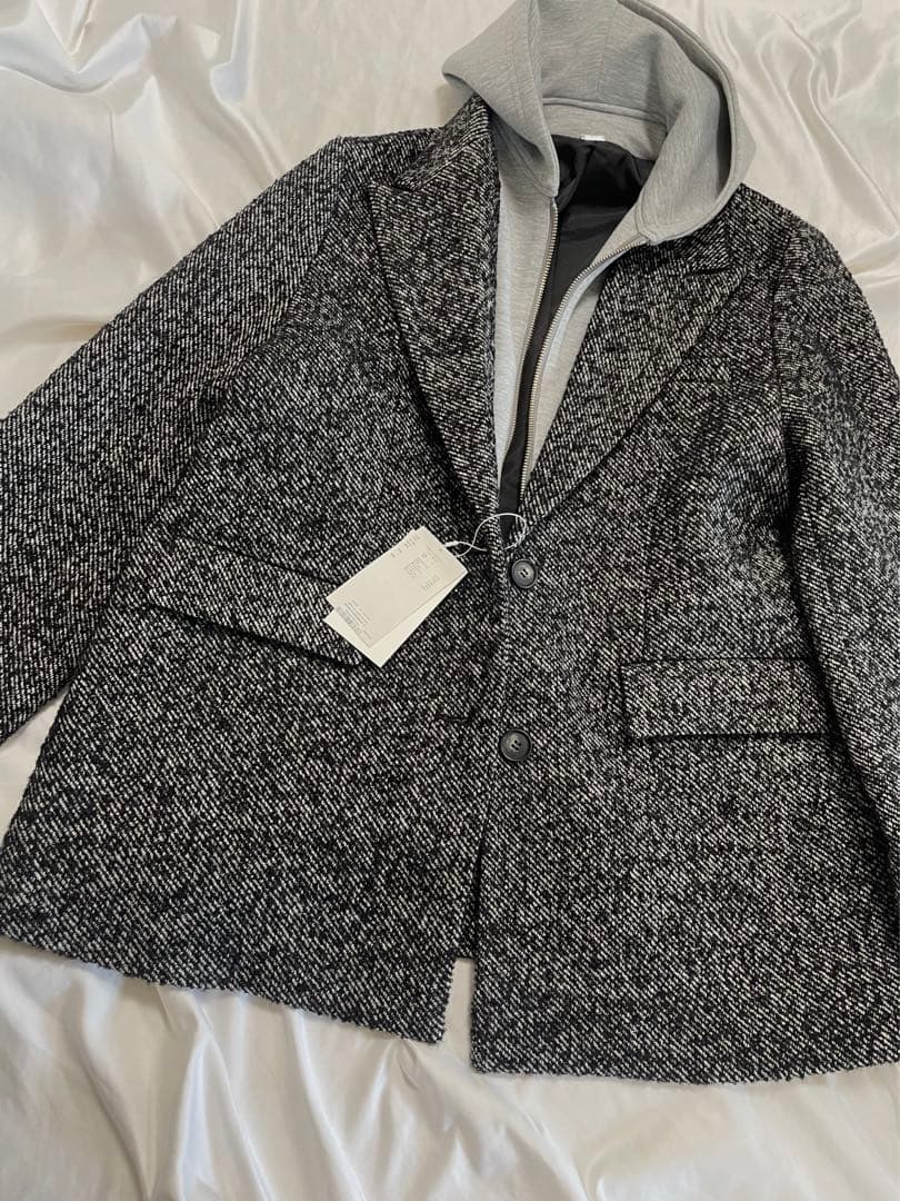 Mila Owen 新品タグ付！フードドッキングシングルブレストジャケット