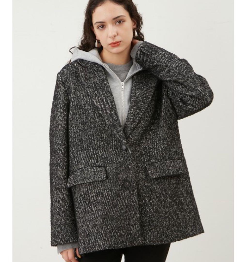 Mila Owen 新品タグ付！フードドッキングシングルブレストジャケット