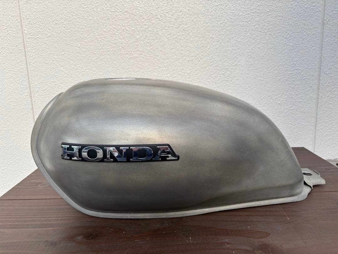 GB350/S アルミタンク風ステンレスコート塗装