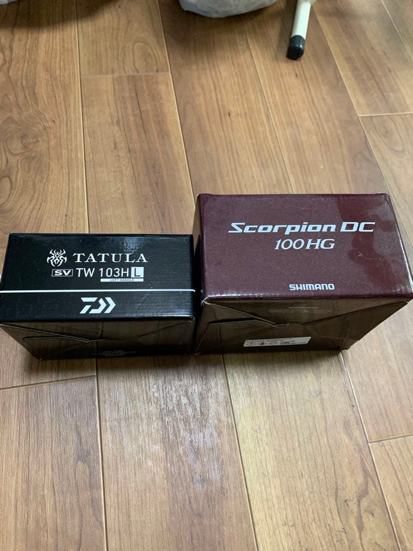 リール Scorpion DC100HG Daiwa TATULA svTW103HL