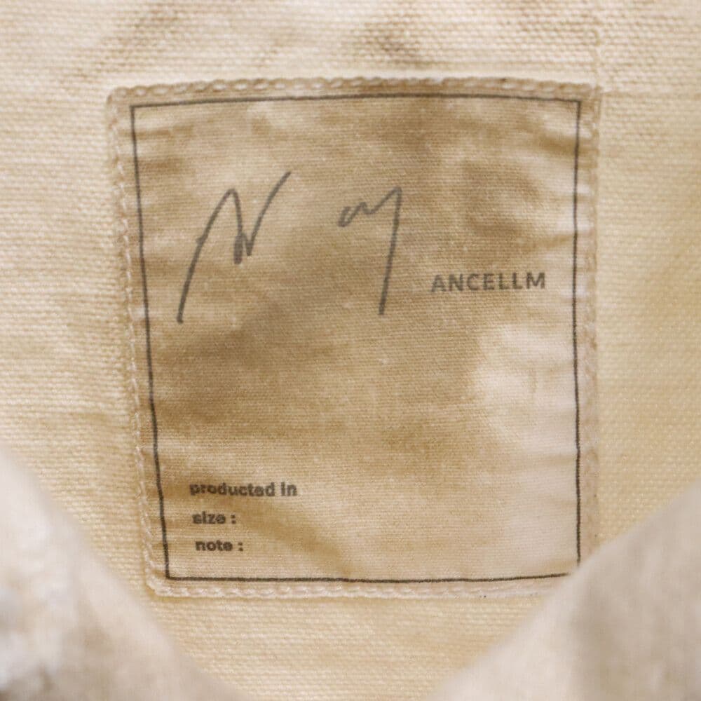 ANCELLM /アンセルム UNEVEN PAINT COVERALL