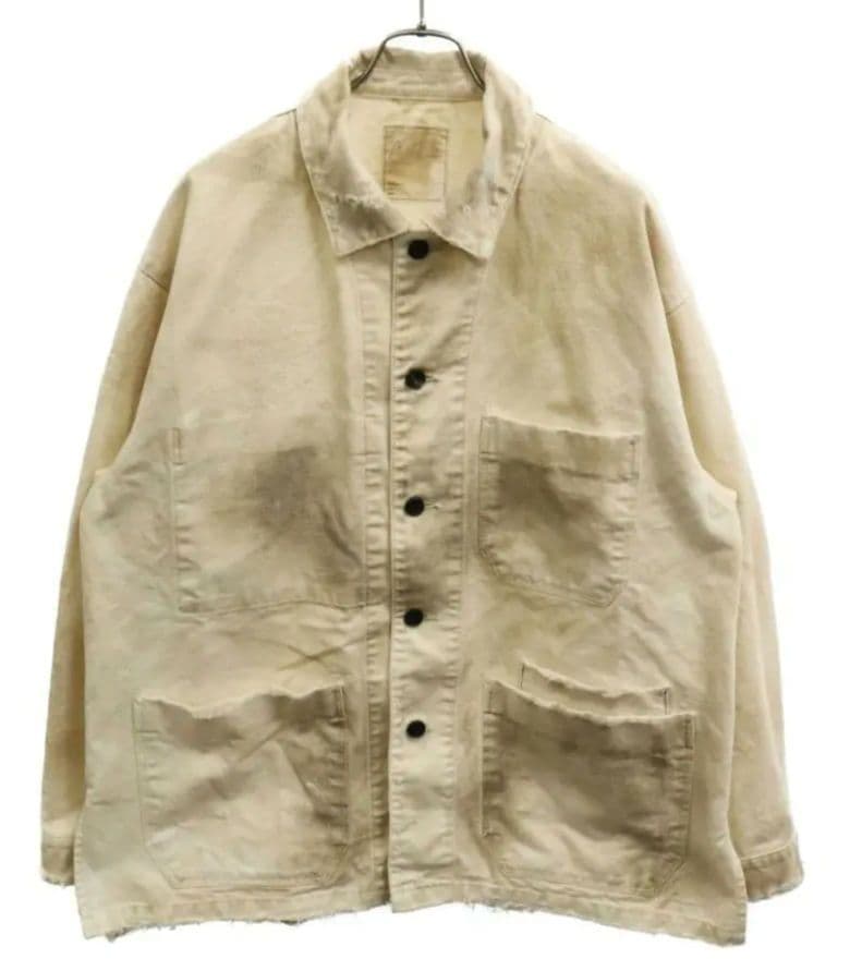 ANCELLM /アンセルム UNEVEN PAINT COVERALL