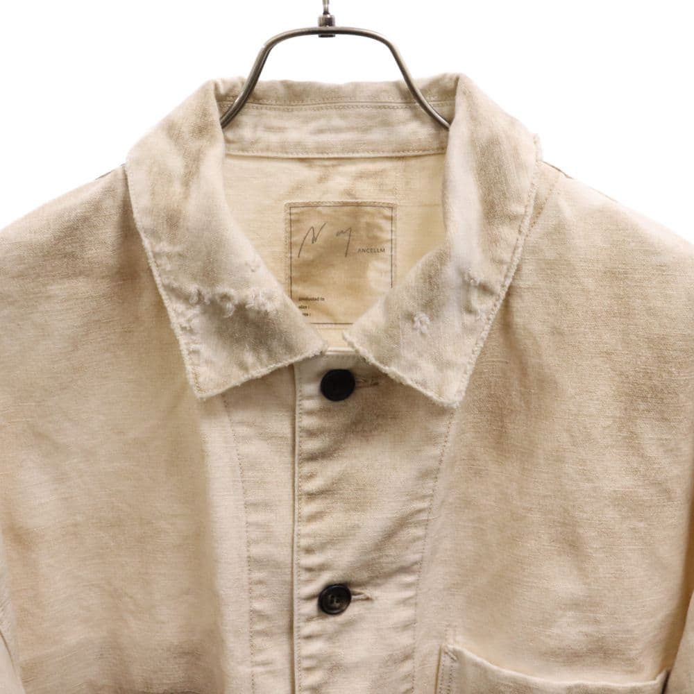 ANCELLM /アンセルム UNEVEN PAINT COVERALL