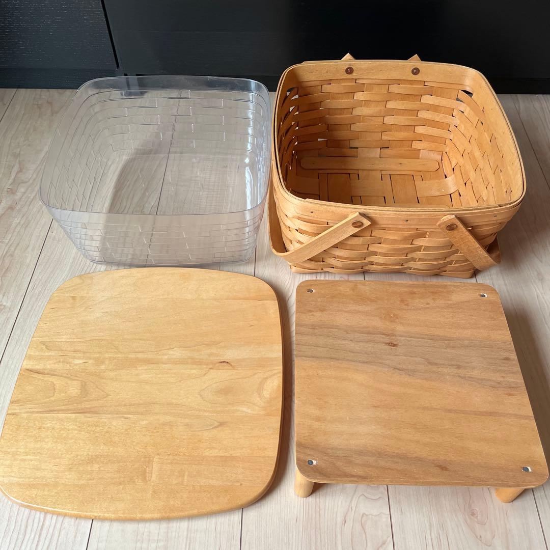 ロンガバーガー　バスケット　大きめサイズ　ピクニック　ケーキ