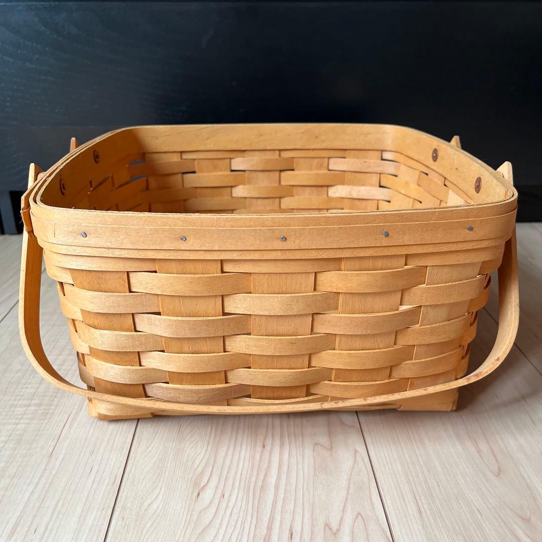 ロンガバーガー　バスケット　大きめサイズ　ピクニック　ケーキ