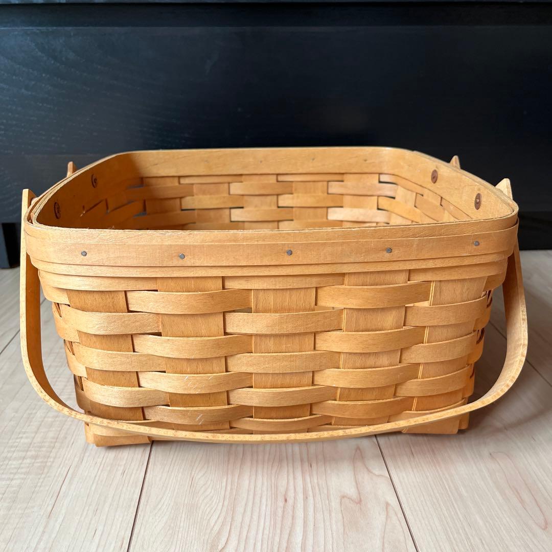 ロンガバーガー　バスケット　大きめサイズ　ピクニック　ケーキ