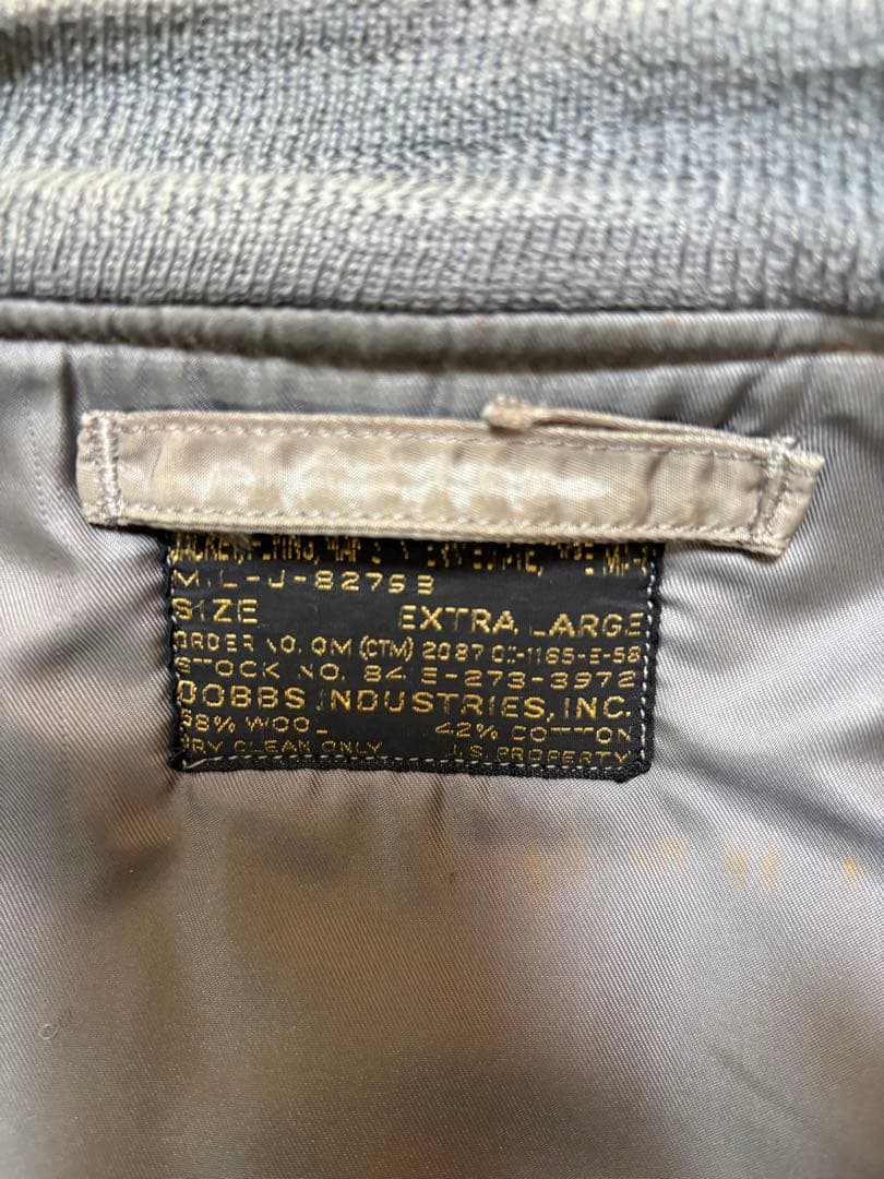 DOBBSINDUSTRIES.INC 米軍実物 USAF MA-1 JTYPE