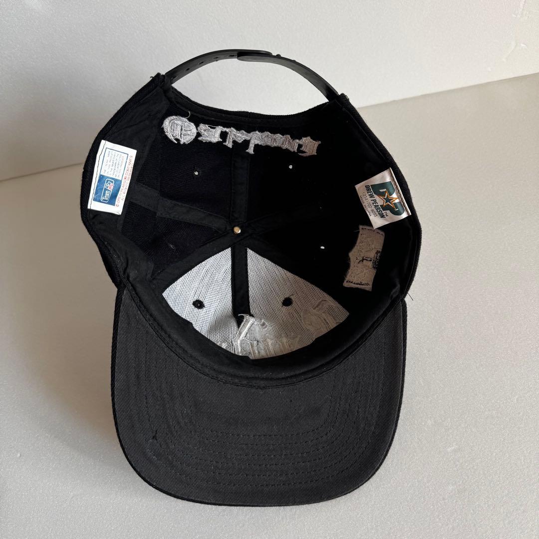 オールドイングリッシュ Raiders Oakland キャップ 黒 ビンテージ