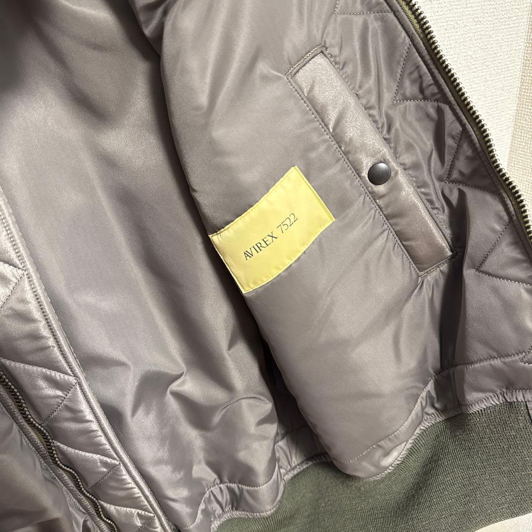 AVIREX 7522/アヴィレックス MA-1 メンズL/カーキ