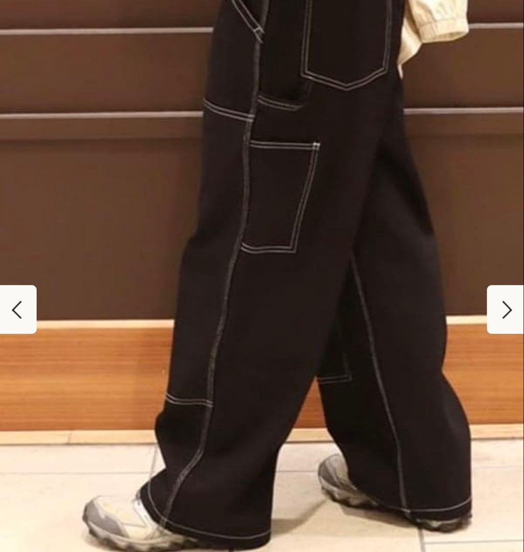 ダブルニー デニムパンツ　ORANGE LABEL コーデュロイ 2点セット